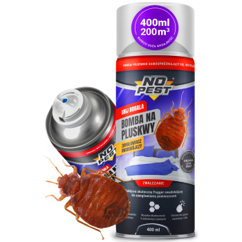 NO PEST Fogger 400 ml tegen bedwantsen, kakkerlakken en andere insecten